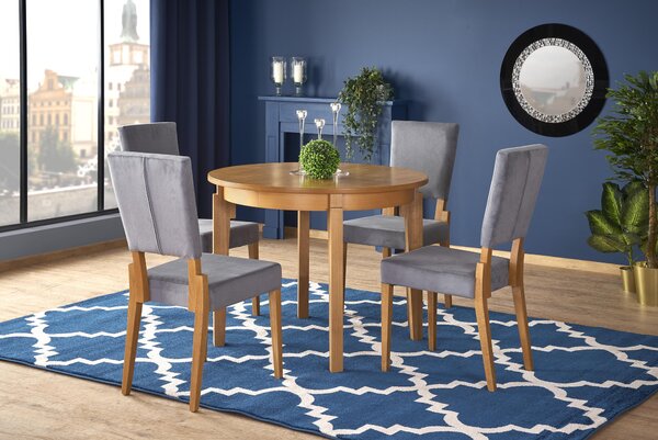 Masă de sufragerie extensibilă 100-200 cm Saras (stejar miere + (pentru 6 8 persoane). 1048723