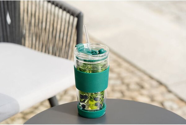 Cană termos verde 600 ml Fuori – Vialli Design