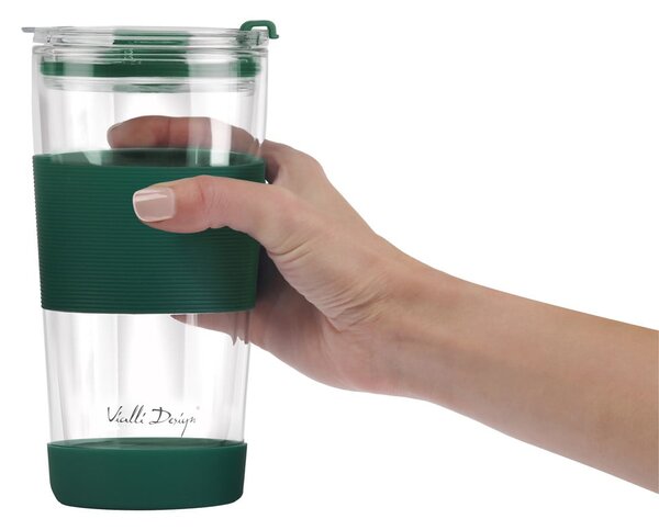 Cană termos verde 600 ml Fuori – Vialli Design