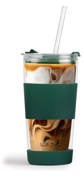 Cană termos verde 600 ml Fuori – Vialli Design