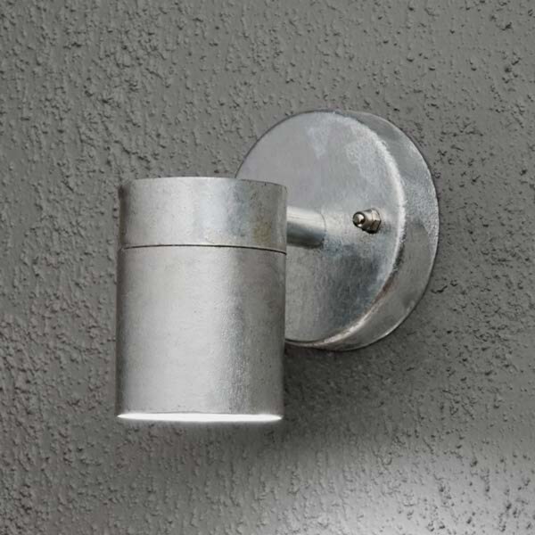 Konstsmide Aplică de exterior Modena, cu o singură lumină, culoare oțel, reglabil, Gri, Metal