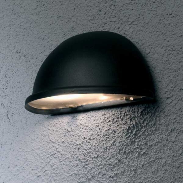 Konstsmide Aplică de exterior Torino E14, negru, Negru, Metal, Modern