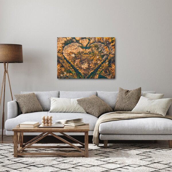 Tablou - Râu în formă de inimă (70x50 cm)