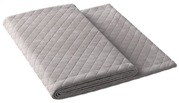Cuvertură tip runner hotelier Velvet 60x200 cm culoare gri Țesătură gloss, catifea