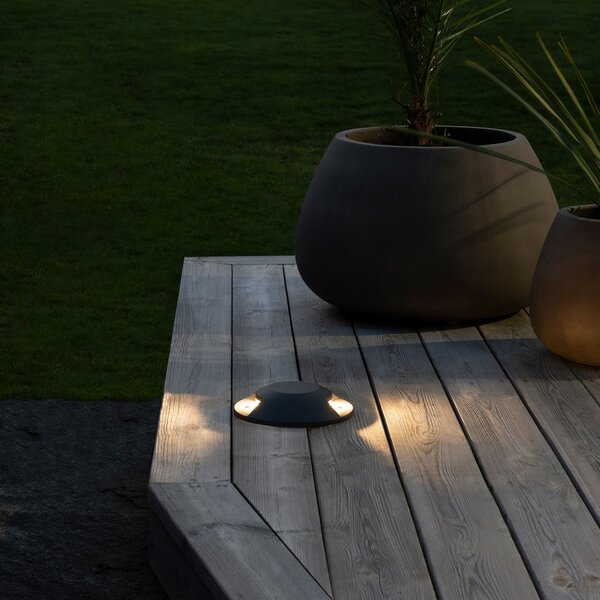 Konstsmide Lampă LED aplicare sol 7879-370, două fluxuri, Negru, Metal, Modern
