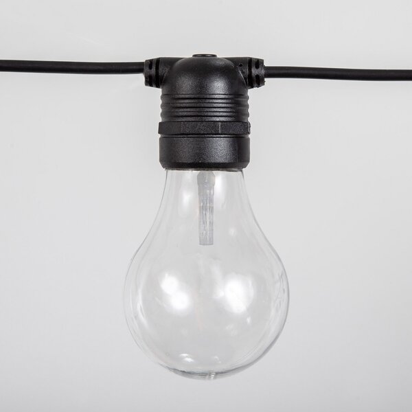 Newgarden Allegra LED zane luminoase RGBW negru, reglabil, Negru, Plastic