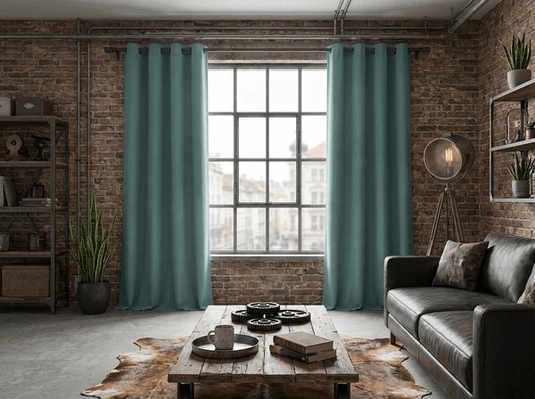 Draperie opaca DREAM VELVET 140x270 cm, turcoaz Agatat: Rejansa