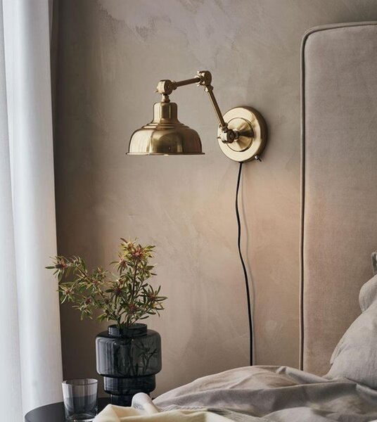 Markslöjd Grimstad lampă de perete 1x60 W alamă 108115