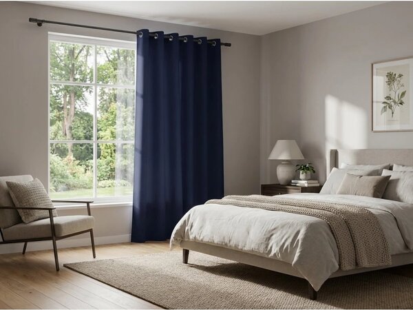 Draperie OXFORD LIGHT 140x270 cm, albastru inchis Agatat: Rejansa