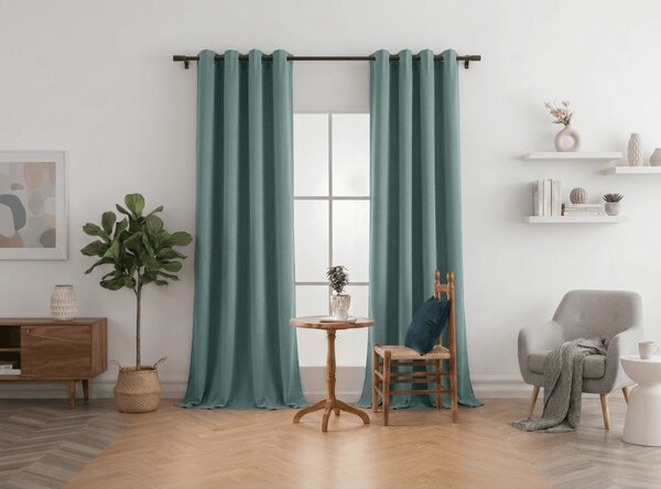 Draperie opaca DREAM VELVET 140x270 cm, turcoaz Agatat: Rejansa