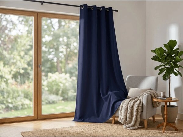 Draperie OXFORD LIGHT 140x270 cm, albastru inchis Agatat: Rejansa