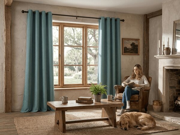 Draperie opaca DREAM VELVET 140x270 cm, turcoaz Agatat: Rejansa
