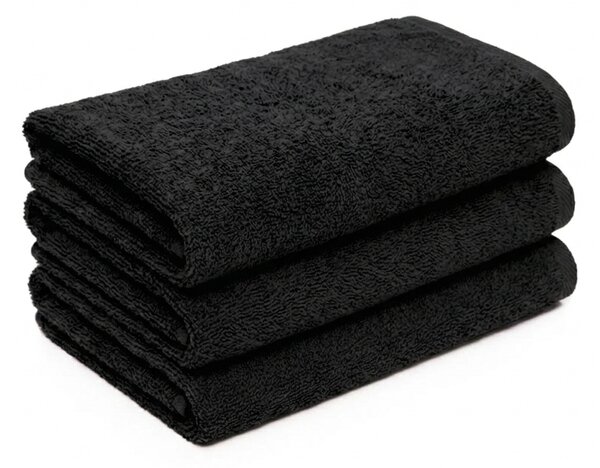 Prosop copii Bella negru 30x50 cm, 100% bumbac