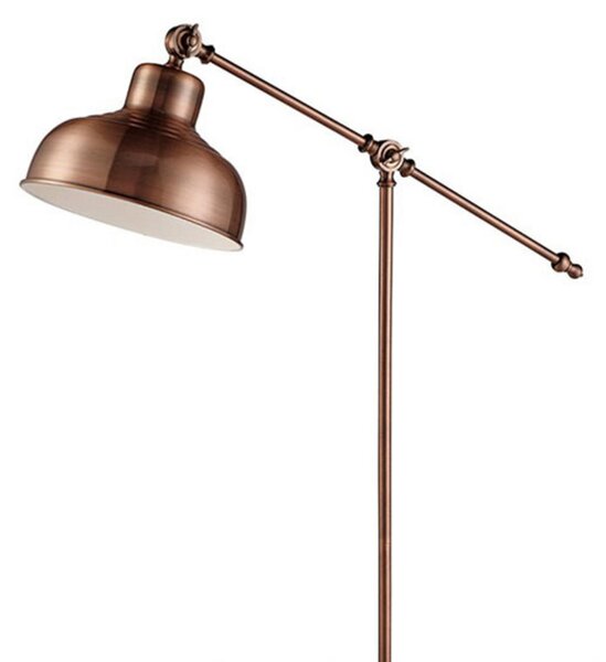 Searchlight Lampă podea Macbeth din metal cupru trendy, Cupru, Camera de zi / sufragerie, Metal, Design industrial