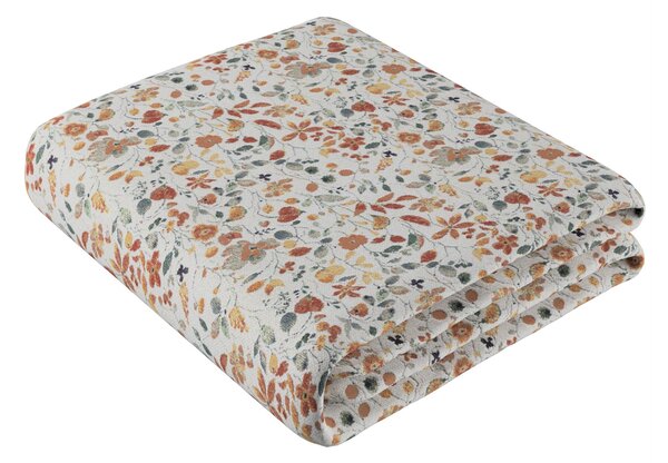 Cuvertură pled 220x260 cm culoare portocaliu Țesătură împletitură, cu model