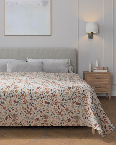 Cuvertură pled 220x260 cm culoare portocaliu Țesătură împletitură, cu model
