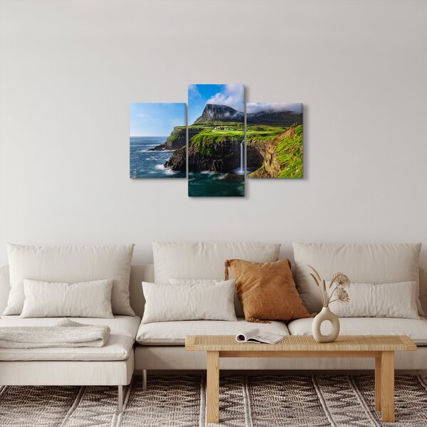 Tablou - Cascada Múlafossur (90x60 cm)