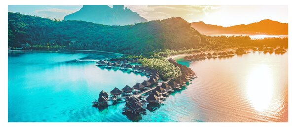 Tablou - Bora Bora (120x50 cm)