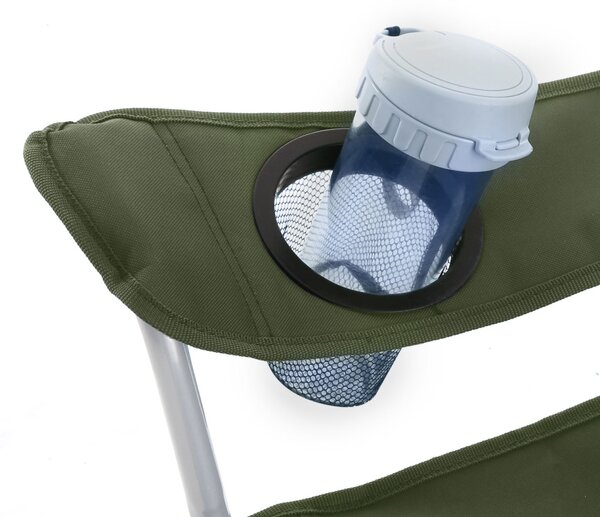 Set 2 scaune de camping Songmics Verde 84x52x81 cm