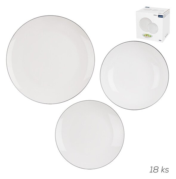 Serviciu de masă 18 buc. new bone china Decora – Orion