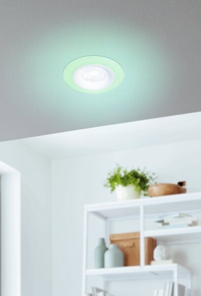 Eglo 901117 - Set 3x LED RGB, corpuri de iluminat pentru baie CALONGE, reglabile, 3,8 W / 230 V, IP44 + telecomandă