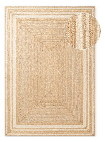 Covor crem/în culoare naturală reversibil/țesut manual din iută 80x150 cm Looma – Hanse Home