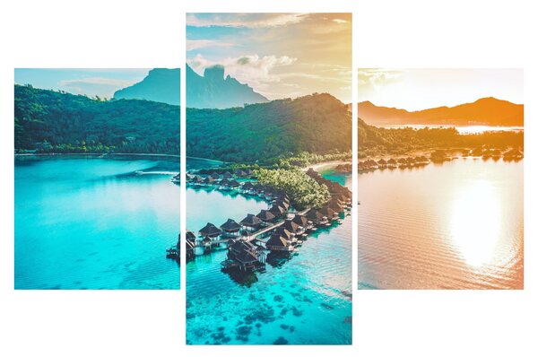 Tablou - Bora Bora (90x60 cm)