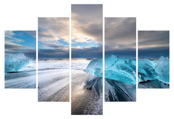 Tablou - Plaja Diamond Beach (150x105 cm)