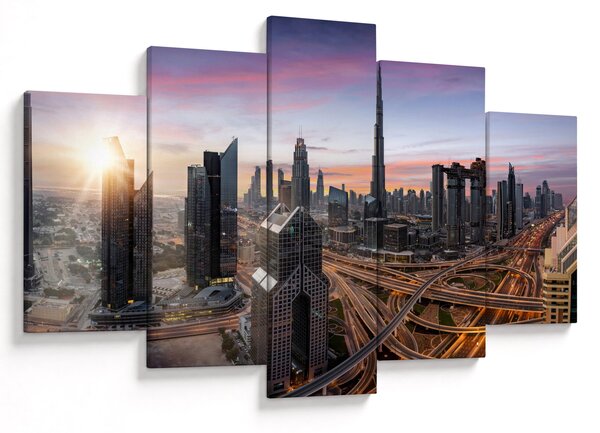 Tablou - Panorama din Dubai (150x105 cm)