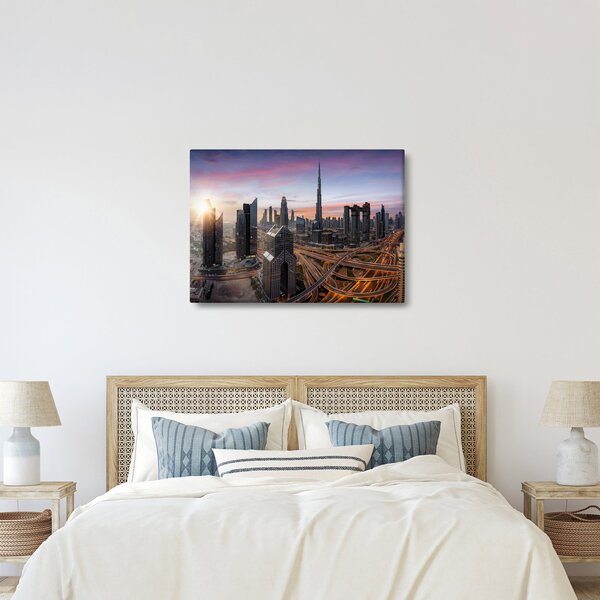 Tablou - Panorama din Dubai (70x50 cm)