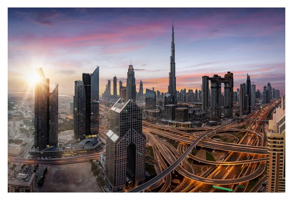 Tablou - Panorama din Dubai (90x60 cm)