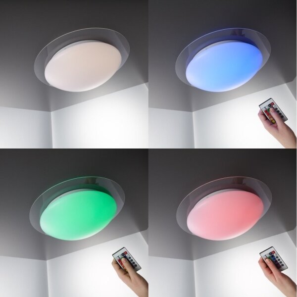 B.K.Licht BKL1025 - LED RGB Lampă de baie dimmabilă LED/12W/230V IP44+Telecomandă