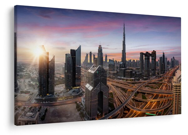 Tablou - Panorama din Dubai (90x60 cm)