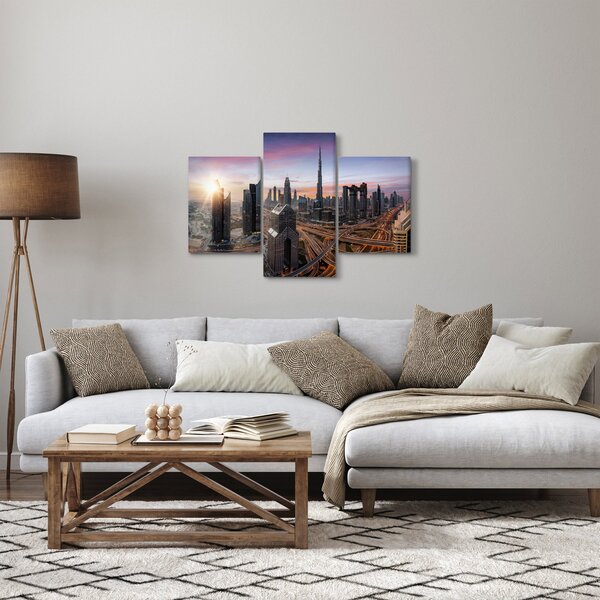 Tablou - Panorama din Dubai (90x60 cm)