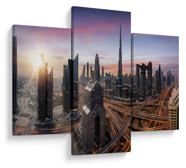Tablou - Panorama din Dubai (90x60 cm)