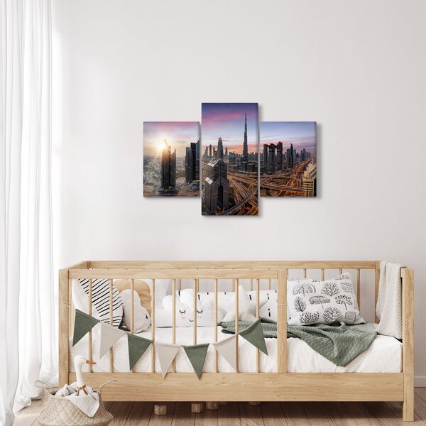 Tablou - Panorama din Dubai (90x60 cm)