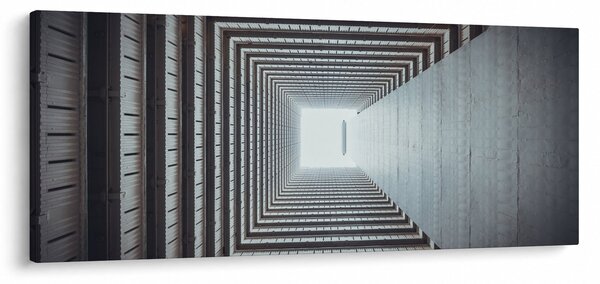 Tablou - Vedere din interiorul clădirii (120x50 cm)
