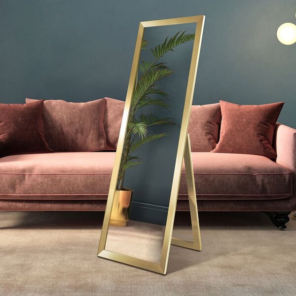 Styler Florence oglindă 46x146 cm dreptunghiular auriu LU-12271