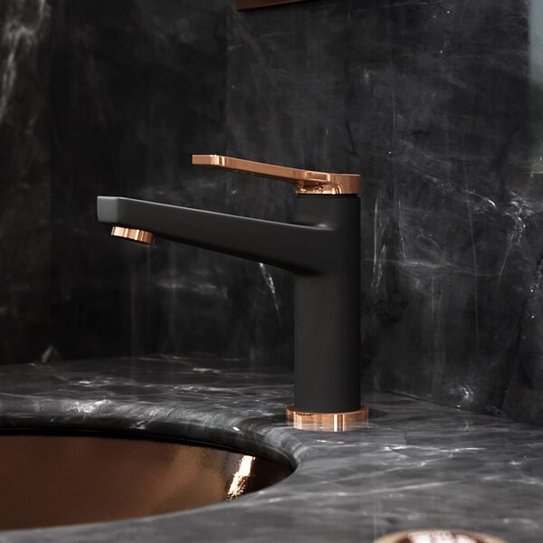FDesign Seppia baterie lavoar stativ negru FD1-SPA-2-25
