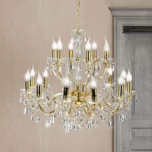 Candellux Maria Teresa lampă suspendată x40 W auriu 30-94615