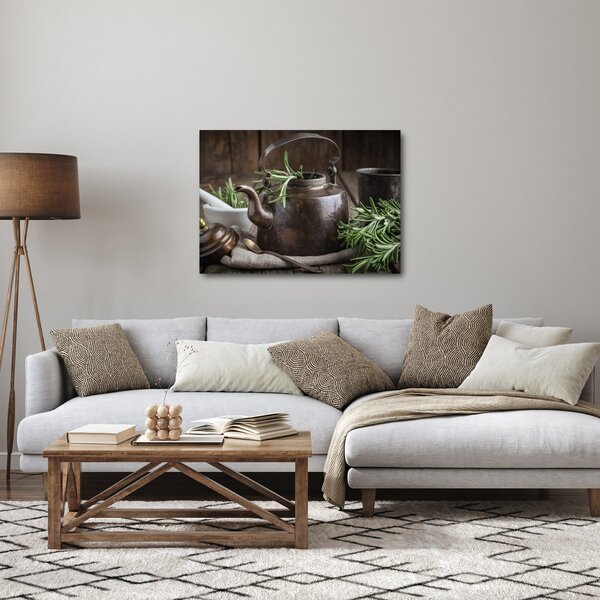 Tablou - Ceainic cu rozmarin (70x50 cm)