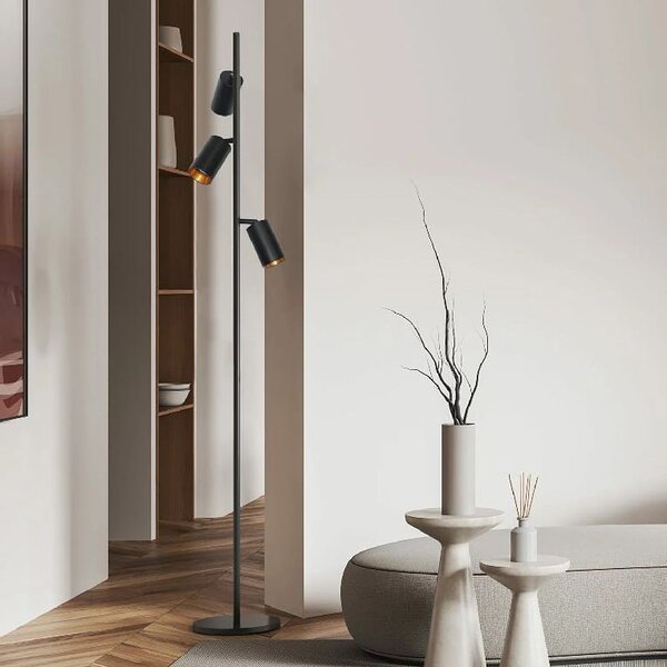 Goldlux Maribel lampă de podea 3x12 W negru 326577