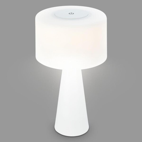 Lampă LED tactilă reîncărcabilă dimabilă de masă Briloner 7420016 LED/4W/5V IP44 3000K alb