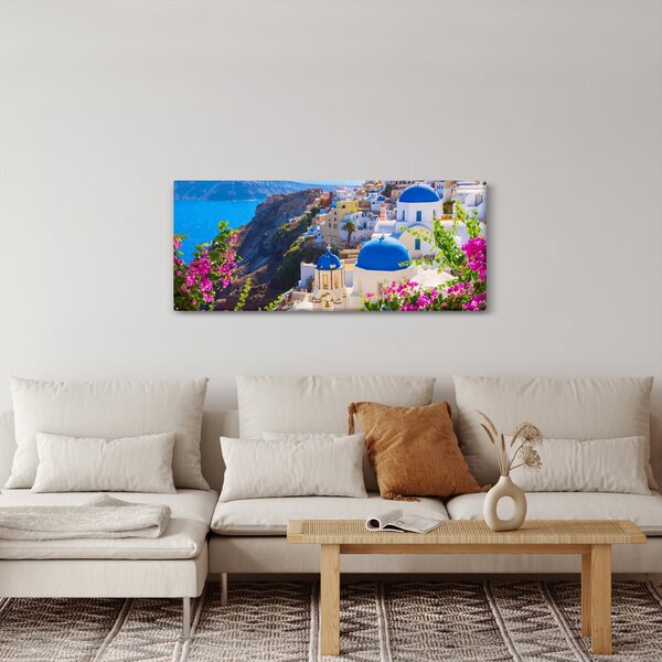 Tablou - Santorini, Grecia (120x50 cm)