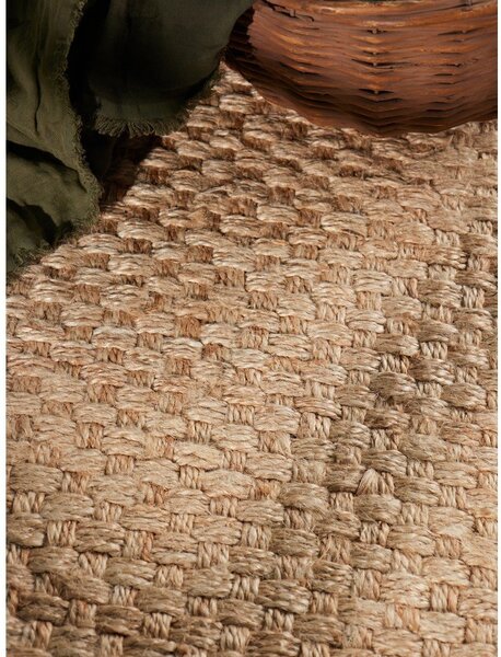 Covor tip traversă în culoare naturală reversibil/țesut manual din iută 80x200 cm Fjord – Hanse Home