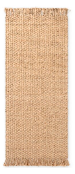 Covor tip traversă în culoare naturală reversibil/țesut manual din iută 80x200 cm Fjord – Hanse Home