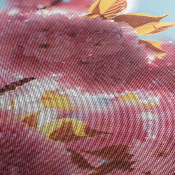 Tablou - Floare de cireș (cu ceas) (90x30 cm)