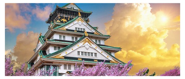 Tablou - Castelul Osaka (120x50 cm)