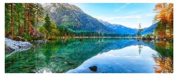 Tablou - Lacul Hintersee (120x50 cm)