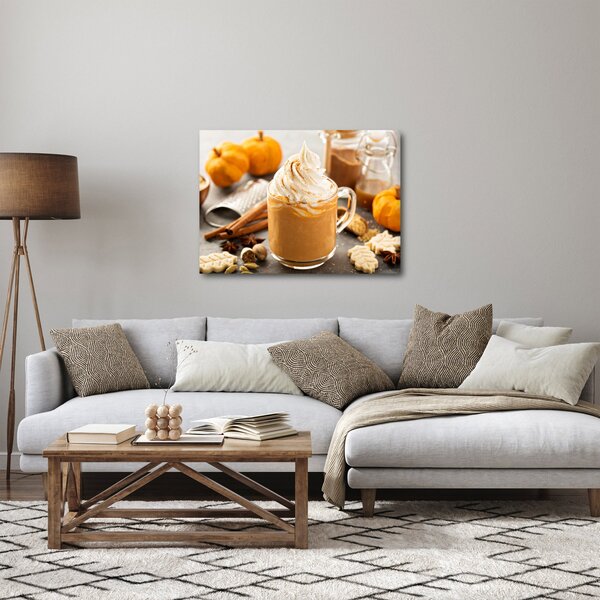 Tablou - Cafea cu lapte de dovleac (70x50 cm)